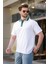 Beyaz Polo Yaka Erkek T-Shirt E7147 3