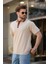 Bej Polo Yaka Erkek T-Shirt E7147 1