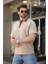 Bej Polo Yaka Erkek T-Shirt E7147 2