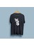 Oversize West Side Tabelaları Tasarımlı T-Shirt 1