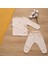 Müslin Bebek Takımı Bağcıklı Model Alt Üst Set %100 Doğal Pamuk 2