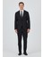 Siyah Mono Yaka Astarlı Çift Yırtmaç Esnek 6 Drop Comfort Fit Classic Takım Elbise 1001250163 2