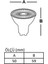 LED Spot 7W GU10 Çanak Ampul, Beyaz Işık 6500K 490LM 2