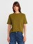 31218 Dikiş Detaylı T-Shirt-K.yağ Yeşl 3