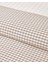 Clouded Grid Ipliği Boyalı Çift Kişilik Nevresim Takımı 200X220 cm Bej 4