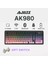 AK980 Kablosuz Hot-Swap Tft Ekranlı Mekanik Oyun Klavyesi 8.000 Mah Batarya Pembe - Gift Switch 2