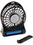 Şarjlı Mini Vantilatör Masa Üstü 3 Kademeli USB Mini Fan Siyah 3