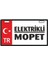 Kırmızı Elektrikli Mopet E-Bike Plakalık 1