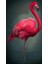 Kırmızı Flamingo Pixart Sanat Elmas Mozik Tablo Daimond Türkiye 43*76 1