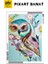 Çiçekden Baykuş Pixart Sanat Elmas Mozaik Tablo Diamond Türkiye 38*52 4