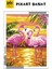 Gün Batımında Flamingolar Pixart Sanat Elmas Mozaik Tablo Diamond Türkiye 46*58 4