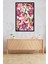 Pembe Cicekler Desen 44 x 74 Elmas Mozaik Tablo 2