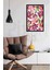Pembe Cicekler Desen 44 x 74 Elmas Mozaik Tablo 3