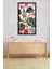 Pembe Cicekli Hawai Desen 40 x 60 Elmas Mozaik Tablo 2