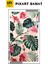 Pembe Cicekli Hawai Desen 40 x 60 Elmas Mozaik Tablo 4