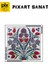 Lale Çini Desen Pixart Sanat Elmas Mozaik Tablo Diamond Türkiye 53*53 4