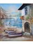 Taş Ev ve Kayıklar Pixart Sanat Elmas Mozaik Tablo Diamond Türkiye 50 x 60 cm 1