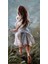 Beyaz Elbise Giymiş Kız Pixart Sanat Elmas Mozaik Tablo Diamond Türkiye 32*66 1