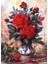 Vazodaki Kırmızı Güller Pixart Sanat Elmas Mozaik Tablo Diamond Türkiye 38*53 1