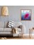 Yaprakları Savrulan Pembe Çiçek Pixart Sanat Elmas Mozaik Tablo Diamond Türkiye 53*53 3