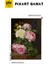 Beyaz Ve Pembe Gul 46 x 66 Elmas Mozaik Tablo 4