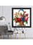 Hasır Sepetteki Güller Pixart Sanat Elmas Mozaik Tablo Diamond Türkiye 53*53 2