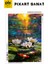 Lotus Çiçeği Pixart Sanat Elmas Mozaik Tablo Diamond Türkiye 38*63 4