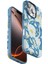 iPhone 14 / 14 Pro / 14 Pro Max / 15 / 15 Plus / 15 Pro / 15 Pro Max / 16 / 16 Pro / 16 Pro Max Uyumlu Çiçek Desenli Soft Dokulu Yumuşak Silikon Kılıf Floral Desen Arka Kapak 1