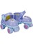 Frozen Paten Set Dizlik Dirseklik Çanta - Mor 22-29 2