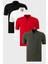 Pamuklu Regular Fit Düğmeli Polo Yaka 4'lü Paket T Shirt Erkek T SHİRT 5902127S4 1