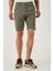 Pamuklu Slim Tapered Bermuda Şort Erkek ŞORT 4503S67SMILANO 2