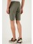 Pamuklu Slim Tapered Bermuda Şort Erkek ŞORT 4503S67SMILANO 6