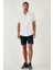 Pamuklu Slim Tapered Bermuda Şort Erkek ŞORT 4503S67SMILANO 1