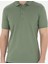 Erkek Haki Slim Fit Merserize Tişört 50288947-VR027 6
