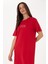 Kadın Kırmızı Elbise (Örme) 50306431-VR171 2