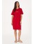 Kadın Kırmızı Elbise (Örme) 50306431-VR171 3