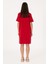 Kadın Kırmızı Elbise (Örme) 50306431-VR171 4