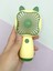 Mini Fan Kedi Model Fan Şarj Edilebilir El Fanı Vantilatör - Yeşil 3