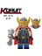Tek Satış Marvel Thor Figürleri Yapı Taşları Mighty Thor Gorr Korg Groot Zeus Valkyrie Minifigures Tuğlalar Çocuklar Için Hediye Oyuncaklar KT1062 (Yurt Dışından) 3