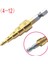 4-12MM Hss Düz Oluk Adım Matkap Ucu Titanyum Kaplamalı Metal Delik Kesici (Yurt Dışından) 4