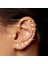 14 Ayar Altın Taşlı Yılan Piercing / Tragus, Helix 2