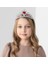 Kalp Taşlı Kırmızı Renk Karlar Ülkesi Elsa Anna Frozen Tacı 3