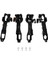 4 Adet Ön Arka Kapı Kolu Taban Braketi 82655-B3200 82665-B3200 Hyundai Mistra 2014-2019 83655B3000 83665-B3000 (Yurt Dışından) 1