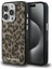 iPhone 16 Pro Kılıf Karl Lagerfeld Orjinal Lisanslı Iml Leopar Baskılı Kapak Kahverengi 1