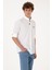 Erkek Beyaz Gömlek Desenli 50306321-VR013 1