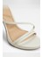 Odella Sandalet Yüksek Topuklu Sandalet - Naturel 5