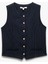 Yeni Sezon Slim Fit Kolsuz Düğmeli Bisiklet Yaka Yelek 3