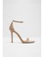 Jacynthe Sandalet Yüksek Topuklu Sandalet Abiye Sandalet - Naturel 1