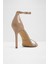 Jacynthe Sandalet Yüksek Topuklu Sandalet Abiye Sandalet - Naturel 2