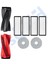 Roborock Qrevo Curv Uyumlu 1 Ana Fırça 4 Filtre 2 Mop 1